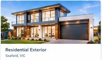 Modern residential exterior